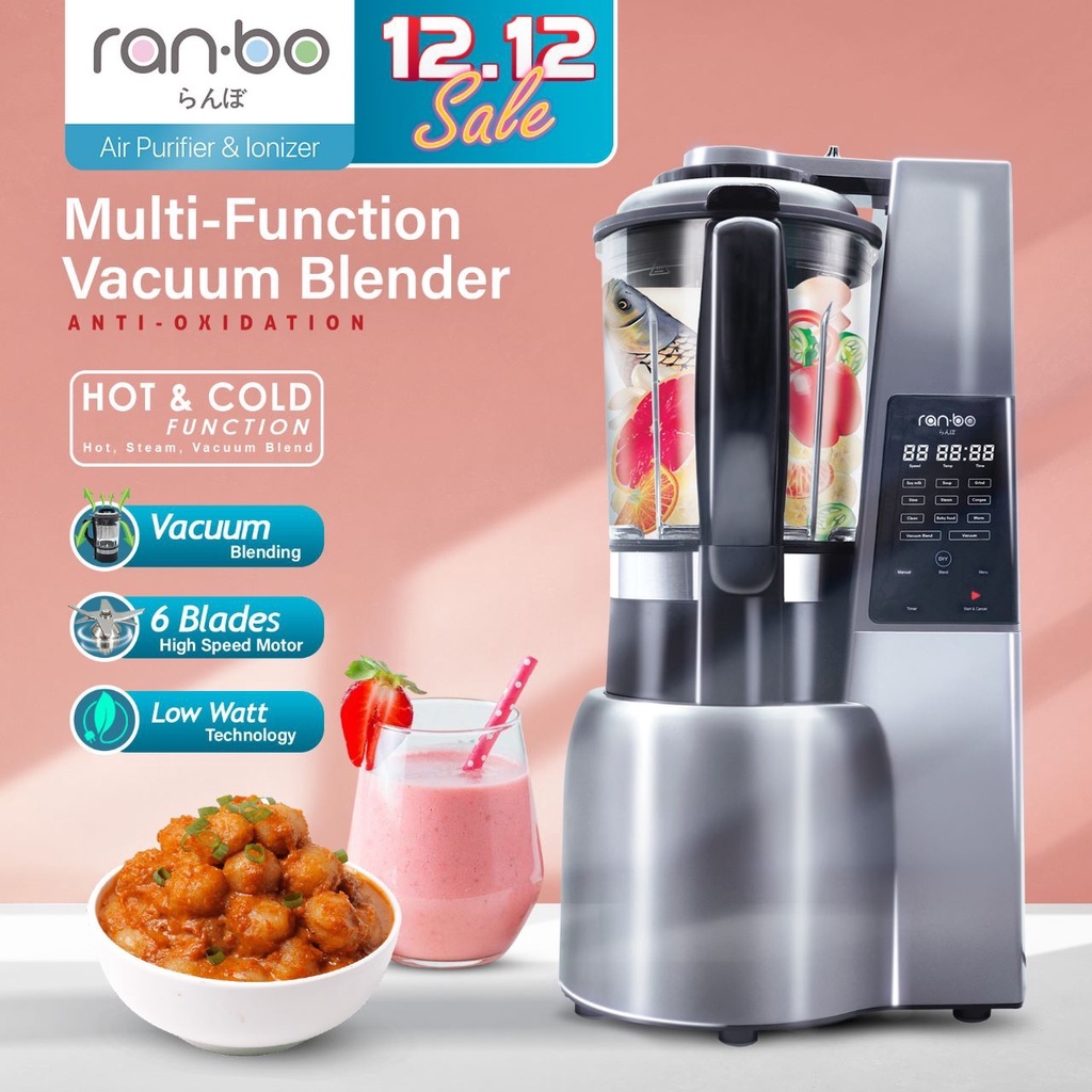 Jual Ranbo Multifungsi Blender / Juicer dengan Antibacterial Self Clean / Odorless 800 Low Watt