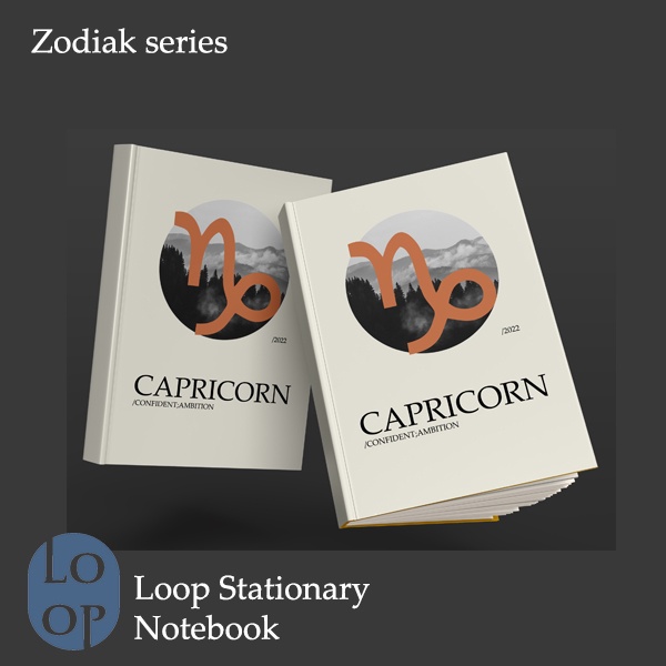 

BUKU CATATAN MOTIF ZODIAK / BUKU TULIS KECIL / BUKU CATATAN - ZODIAK SERIES - CAPRICORN