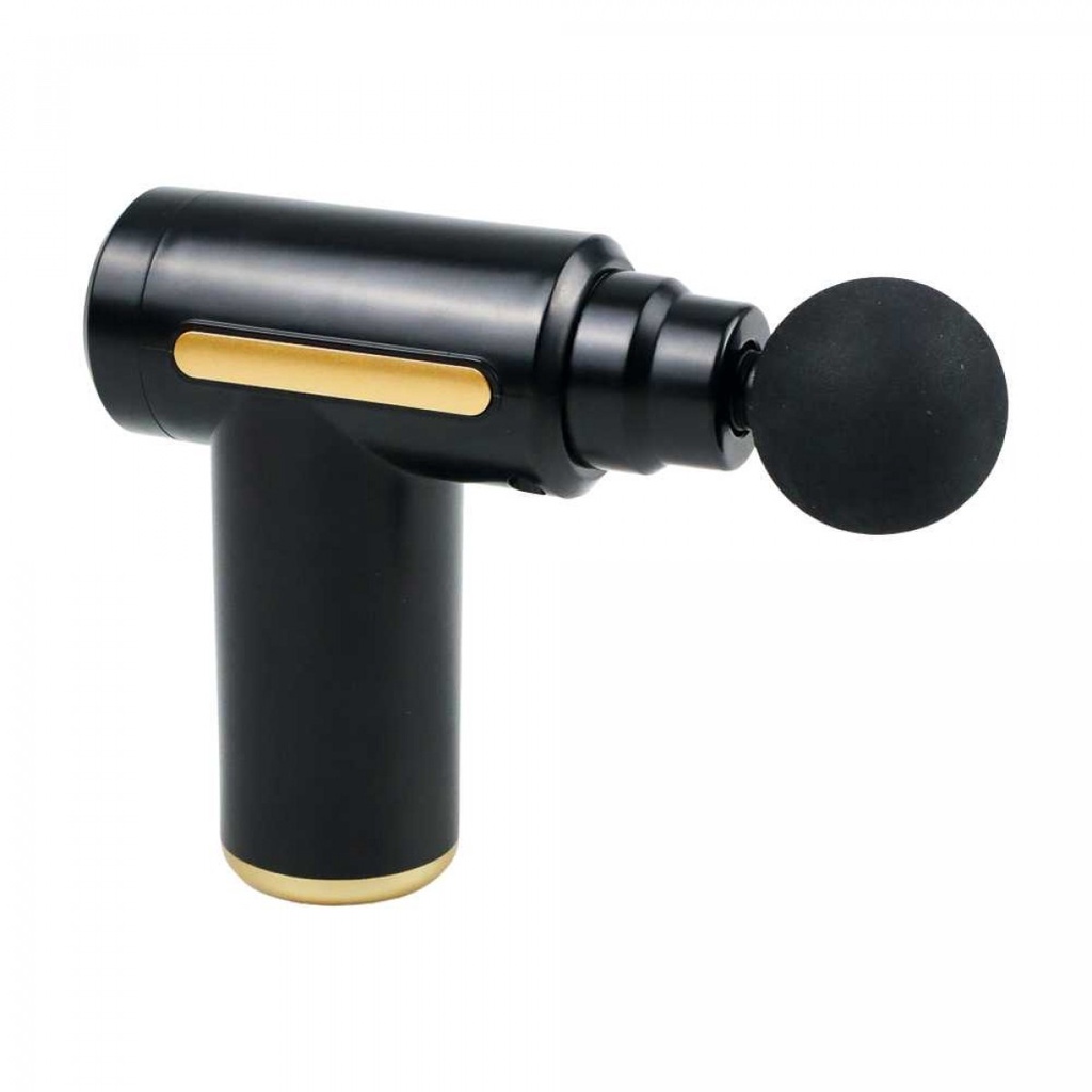 Alat Pijat Elektrik Smart Facial Massager Gun Rechargeable 4 Nozzle