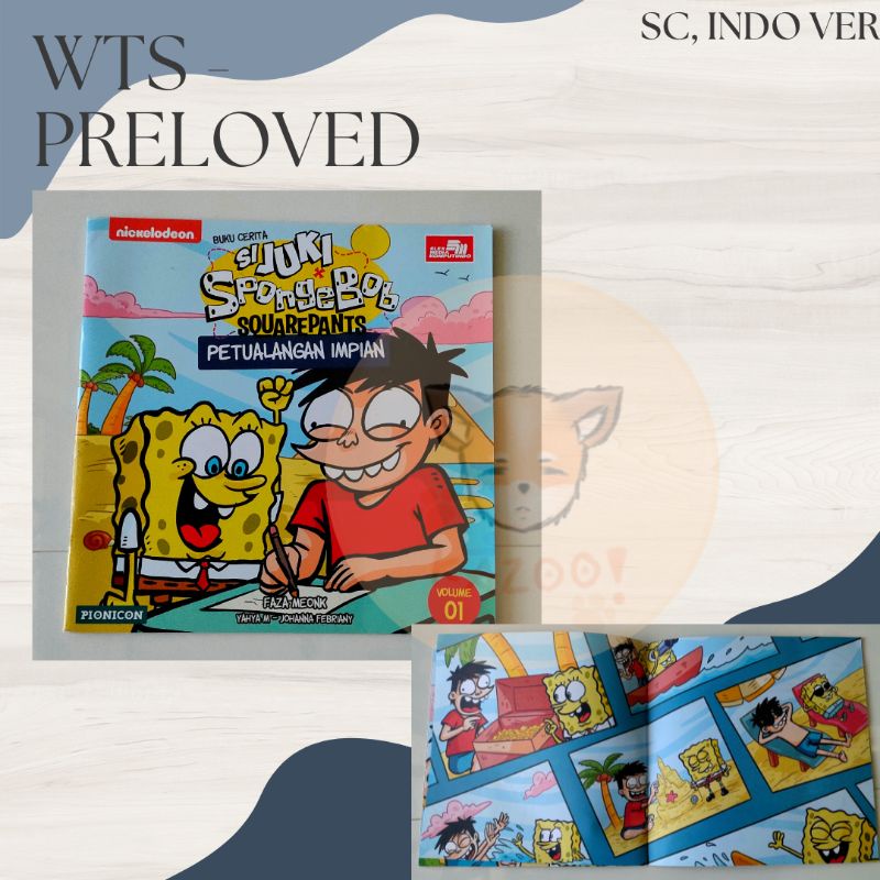 (Preloved) Komik Si Juki & Spongebob