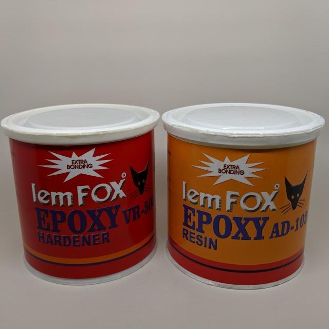 Lem Fox Epoxy Resin + Hardener (Gosend + Grab)