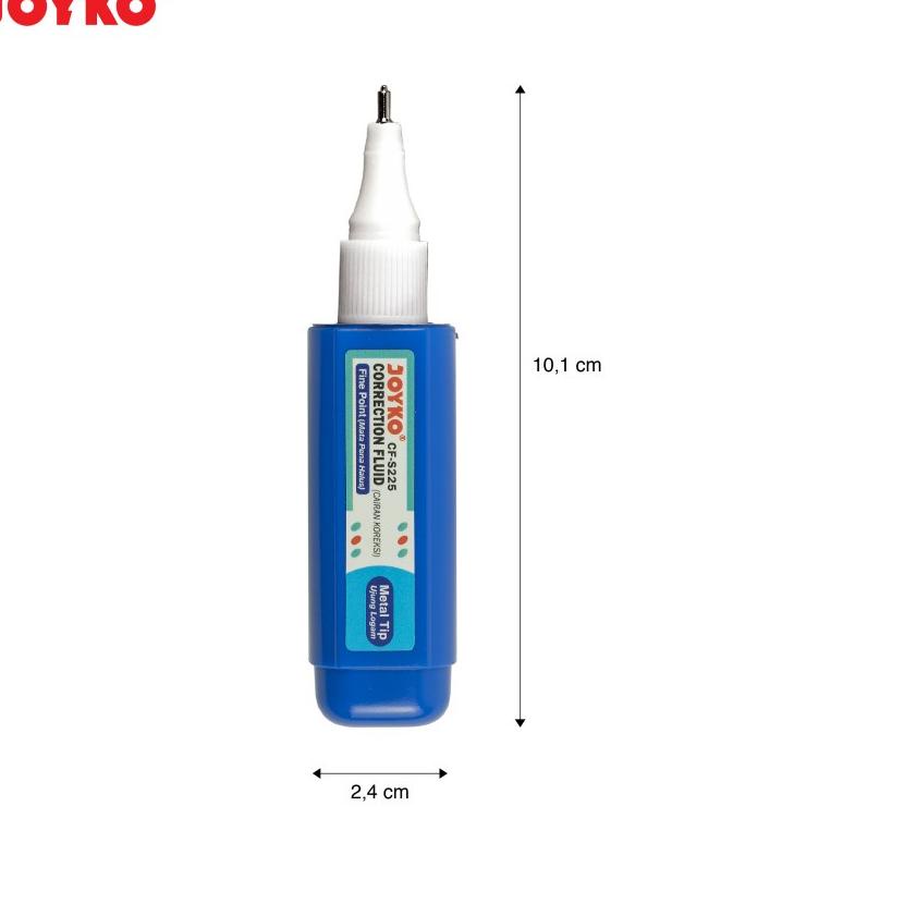 

Baru Untung Correction Fluid / Tipex Cair Joyko CF-S225 (Metal Tip) [1 LUSIN]