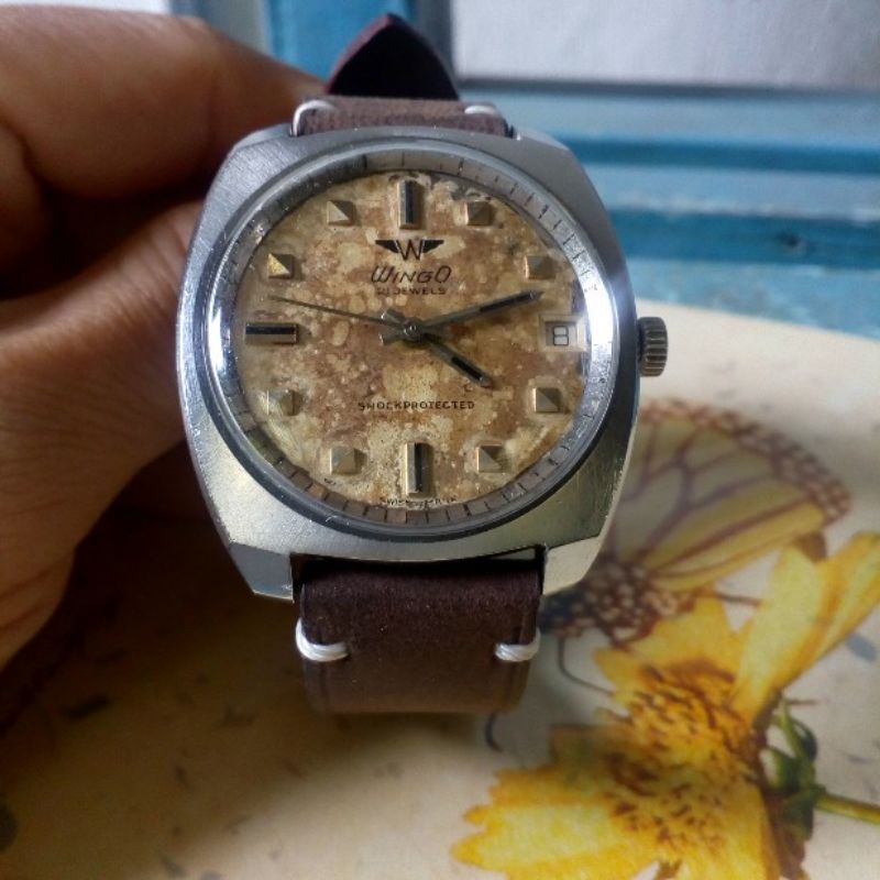 Jam tangan Wingo manual winding jam vintage jam kuno jam bekas jam jadul