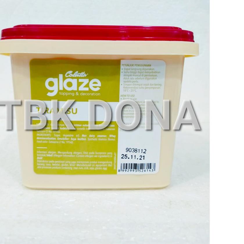 

COD✔️Colatta Glaze Topping Varian Rasa 1kg|KD4