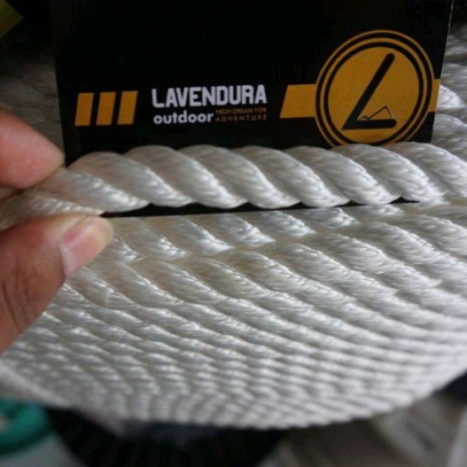 Tali kuralon outdoor 10mm flying fox spider net tarik tambang bendera wahana outbound nylin nilon