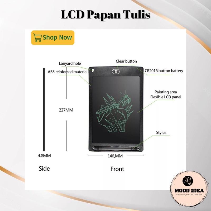 LCD Writing Tablet 8.5 Inch | Drawing Pad | Papan Tulis Anak Dan Dewasa