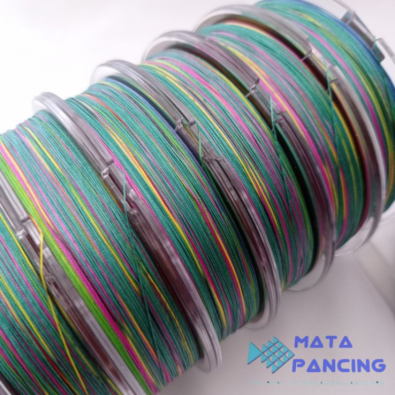 Benang PE iguruai GT series X8 braid 100m connecting multicolour benang PE pancing untuk casting dan jigging laut dan air tawar senar PE