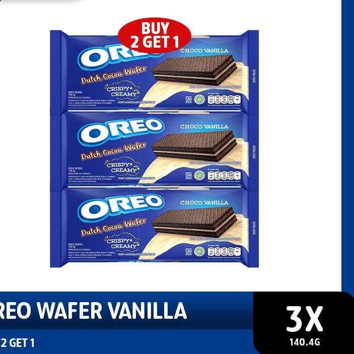 

DISKON BRANDS FESTIVAL Oreo Choco Vani Wafer 140.4G - Triple Pack
