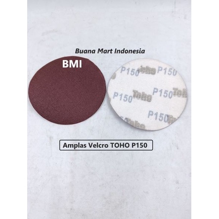 Amplas Velcro Toho P150 | Amplas Bulat | Amplas Tempel | P150