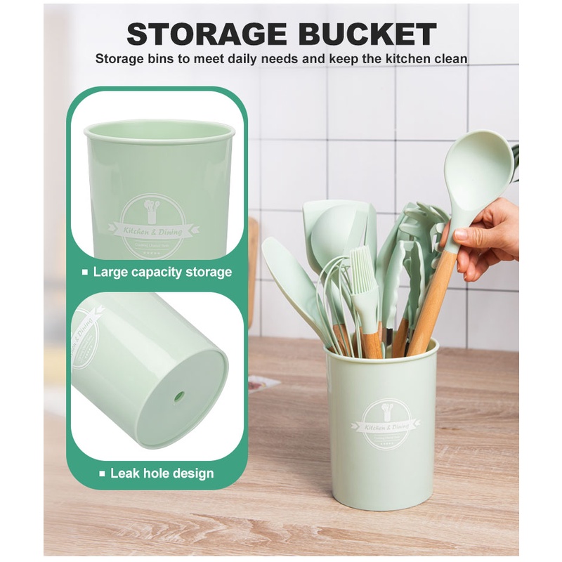 JAVASHOP Spatula 12 in 1 Silikon Set Lengkap Peralatan Masak