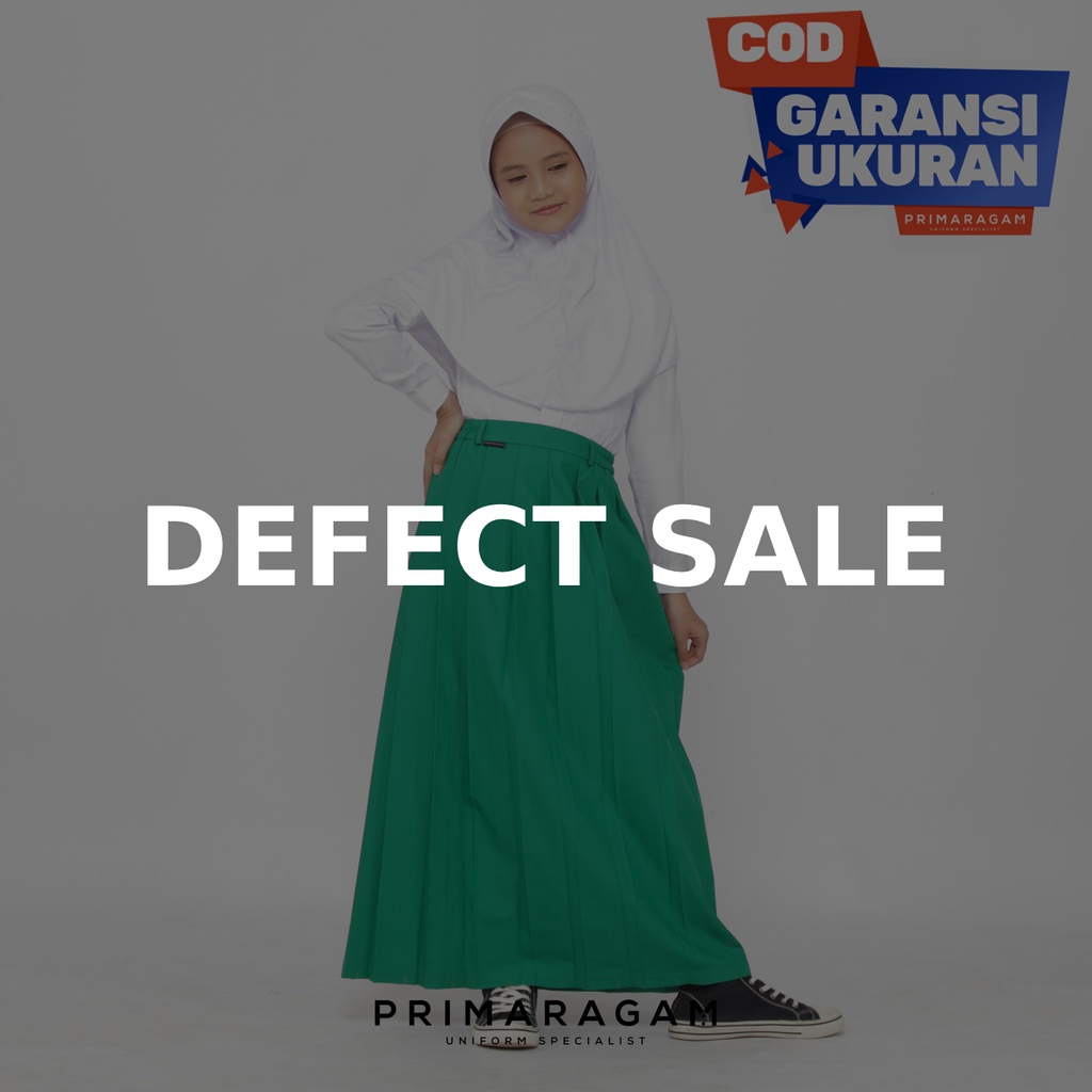 OBRAL BARANG CACAT rok sekolah sd panjang hijau rok sd rok sd hijau rok seragam hijau sd ssd-05