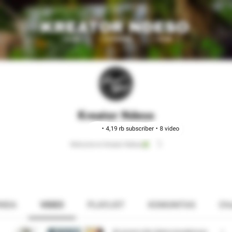 AKUN YOUTUBE 4.000 Subscriber (Daily Vlog) Akun Tahun 2017
