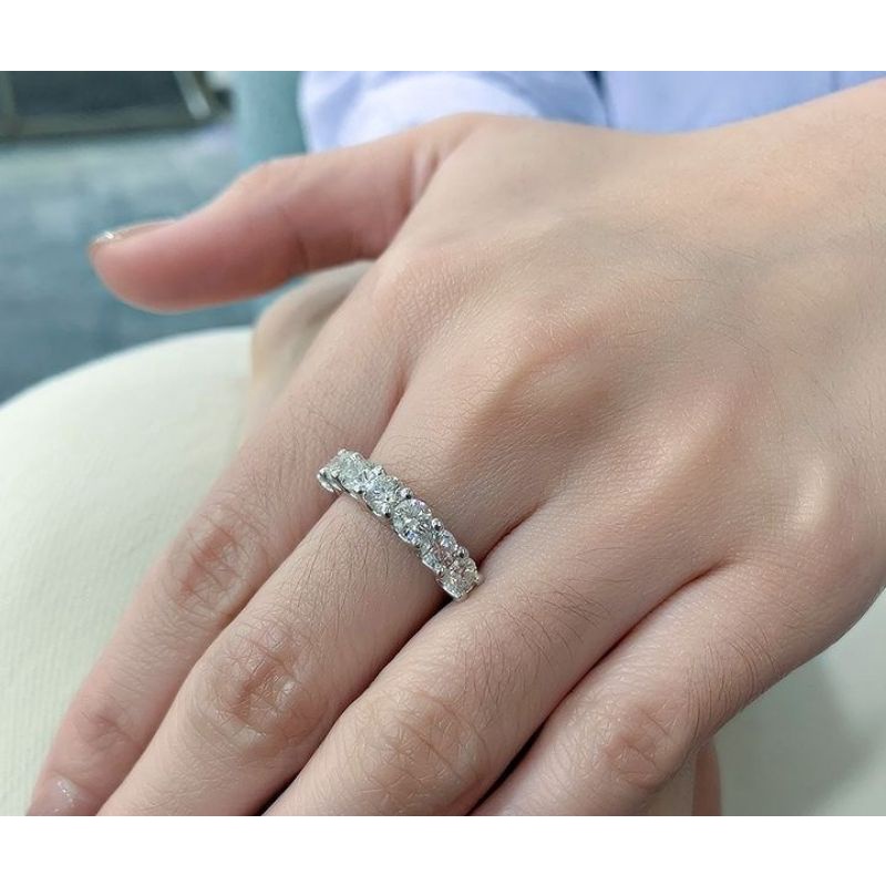 Cincin Listring Handmade Perak Asli Berlian Roccia Diamond