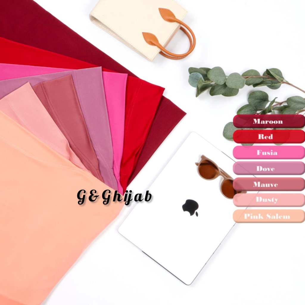 Hijab Segitiga Instan | Hijab Instan Segitiga Soft Ped Jersey Premium | Jilbab Malay Segitiga Instan