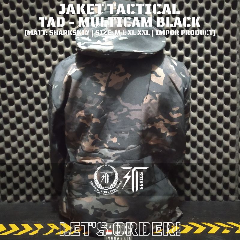 JACKET TAD TACTICAL IMPOR - MULTICAM BLACK