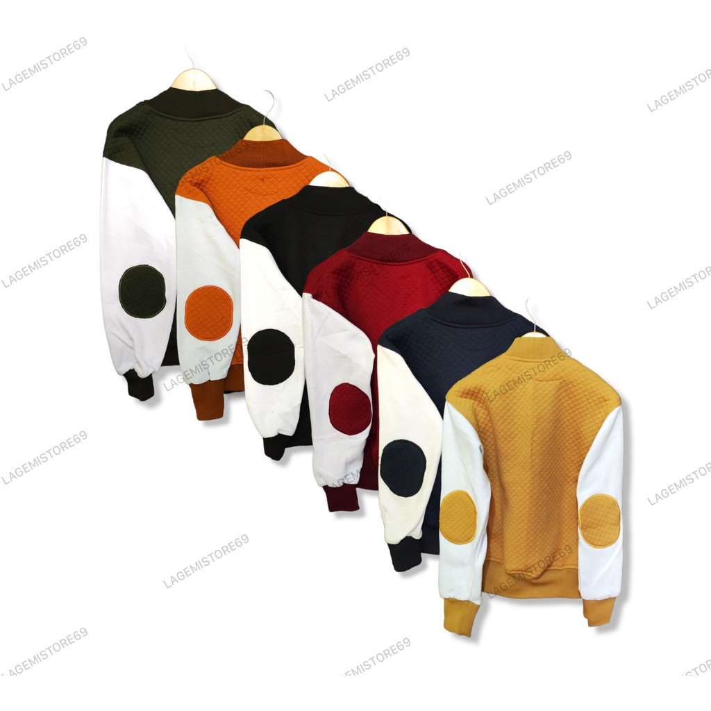 Jaket Anak Laki-Laki dan Perempuan Model Compy Kombinasi Umur 2 Tahun sampai 8 Tahun Tebal dan Hangat/ Jaket Bomber Anak