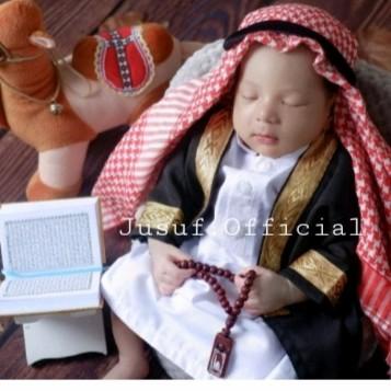 Kostum Jubah Bayi Kostum Jubah Newborn Properti Jubah Bayi Cipung 021