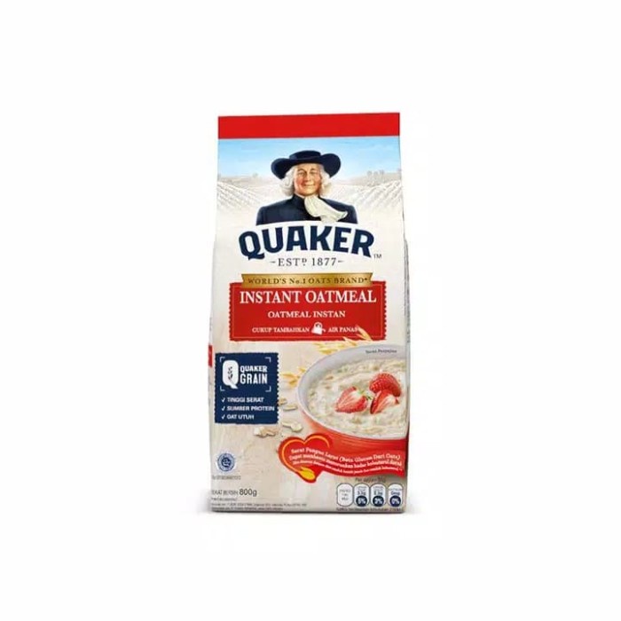 

⭐BISA COD⭐ Quaker Instant Oatmeal 800g Makanan Sarapan Sehat