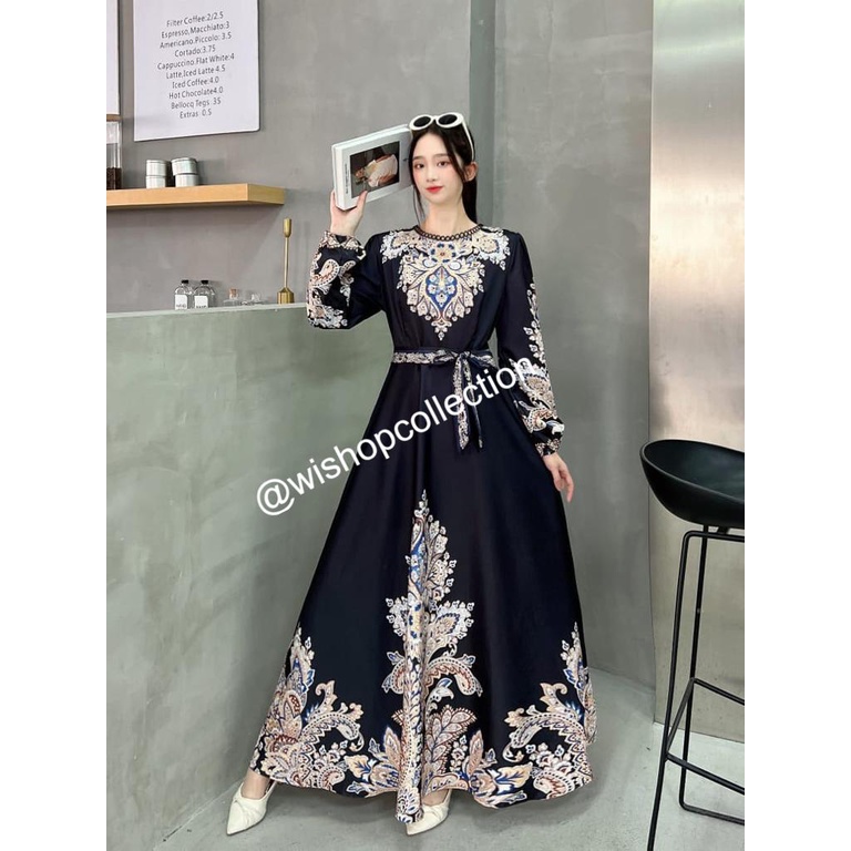 Gamis Bangkok BKK Premium Import Hitam