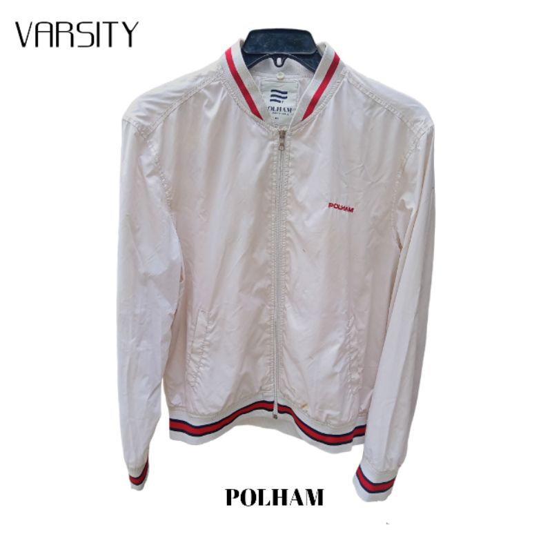 Varsity Jacket Polham White