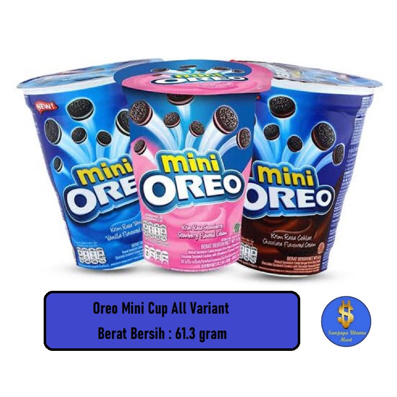 

Oreo Mini Cup 61.3 gr All Variant-Biskuit Oreo Mini Cup All Variant