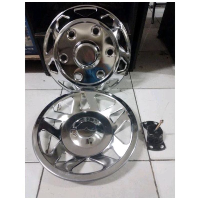 Dop Roda/Weldop Truk/Bus Medium Ring 16 Lobang 6 Model Bintang/Segitiga (4pcs)