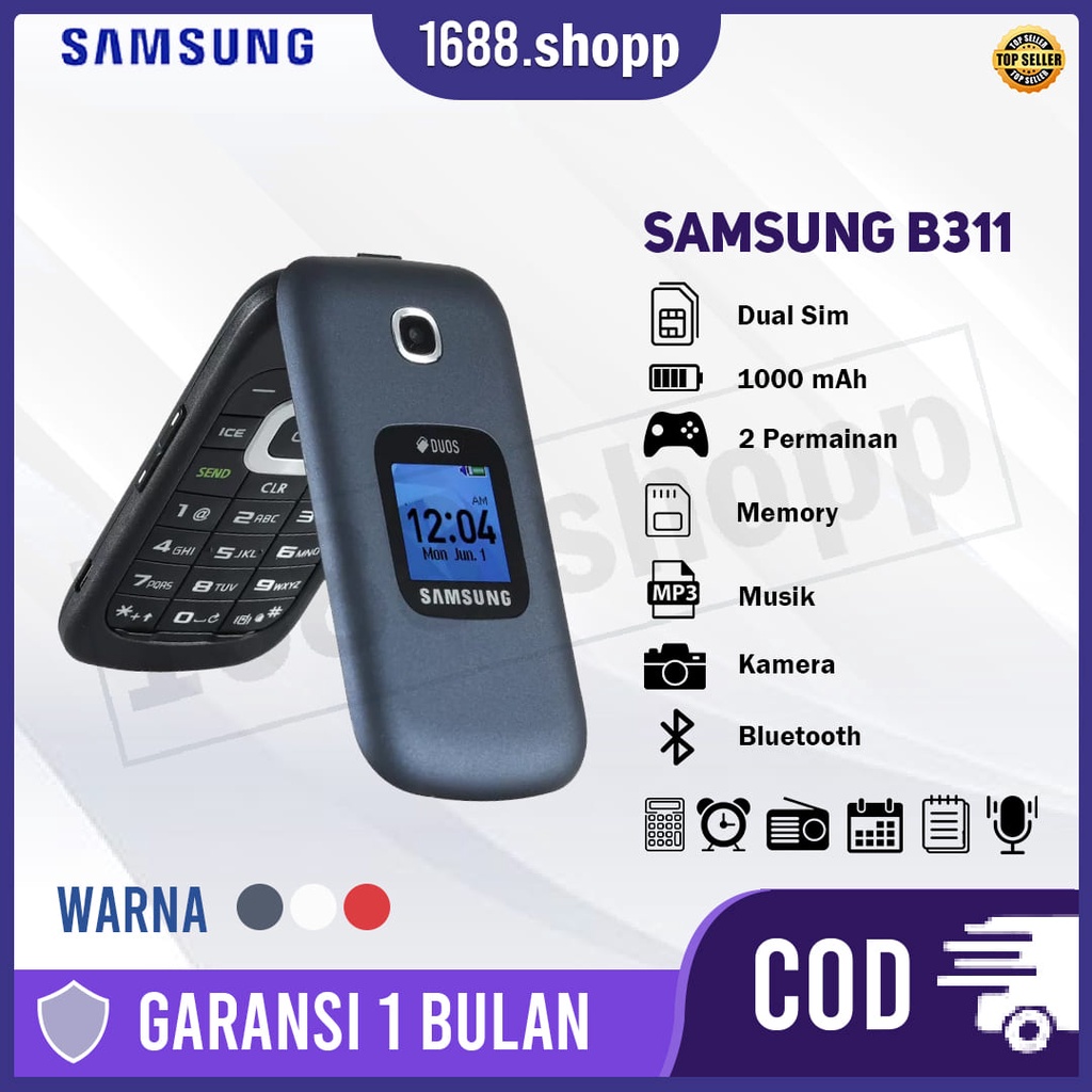 HP SAMSUNG LIPAT  GM-B311V DUAL SIM HP SAMSUNG B311