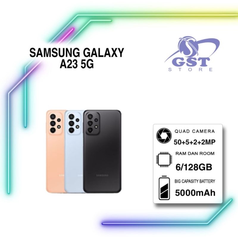 Hp Samsung A23 5G RAM 6 Internal 128gb, BERGARANSI RESMI TAM 1 TAHUN