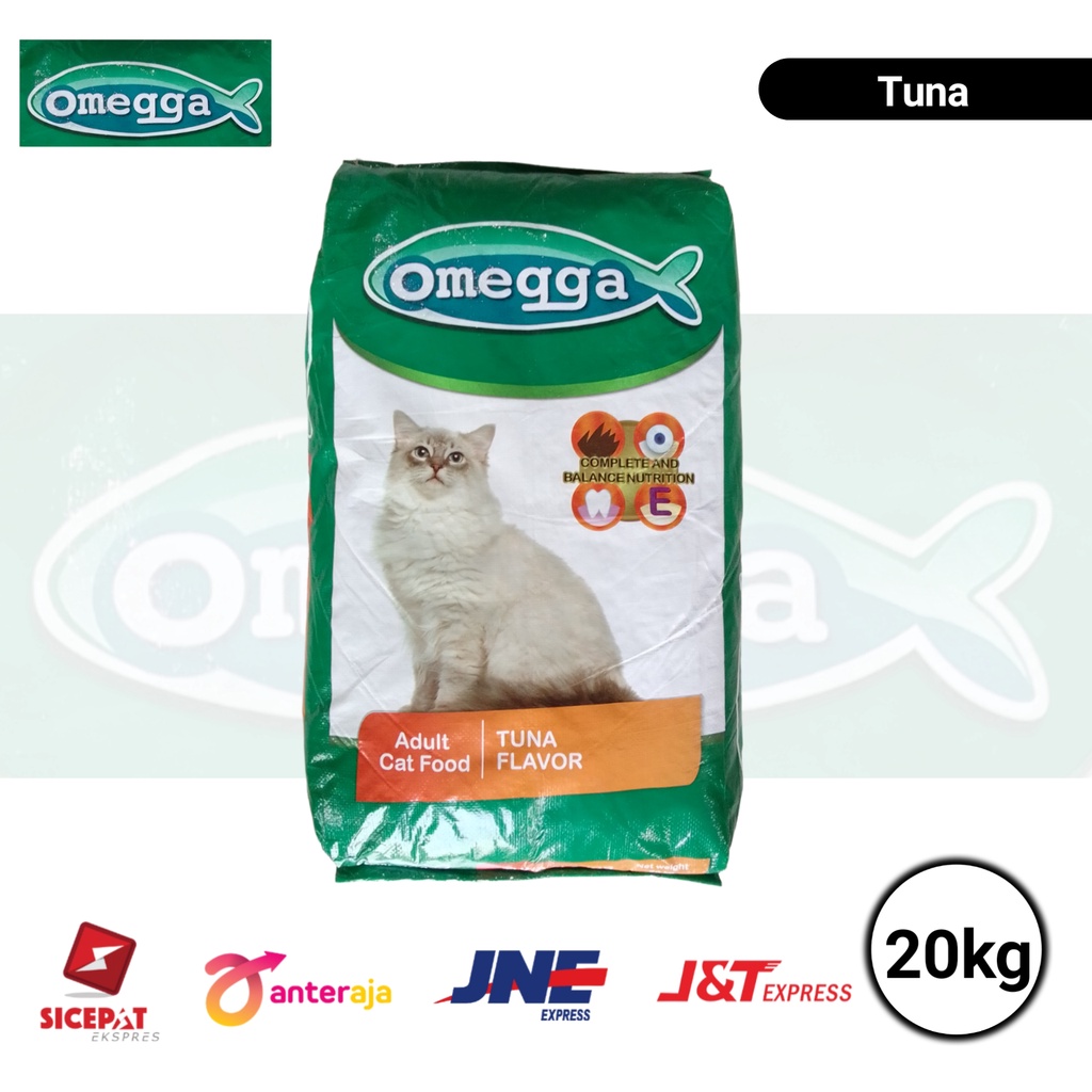 Jual makanan kucing OMEGA TUNA 20 kg OMEGGA TUNA KHUSUS EKSPEDISI