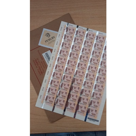 

Materai Tempel 10rb/10000