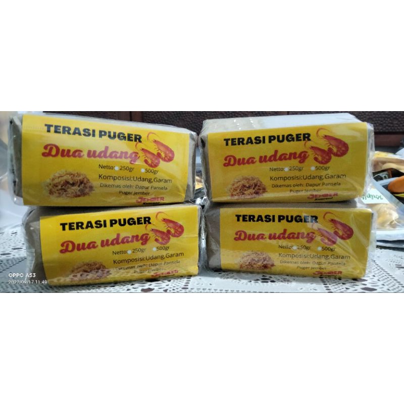 

Terasi udang Puger 500gr Dapur Pansela