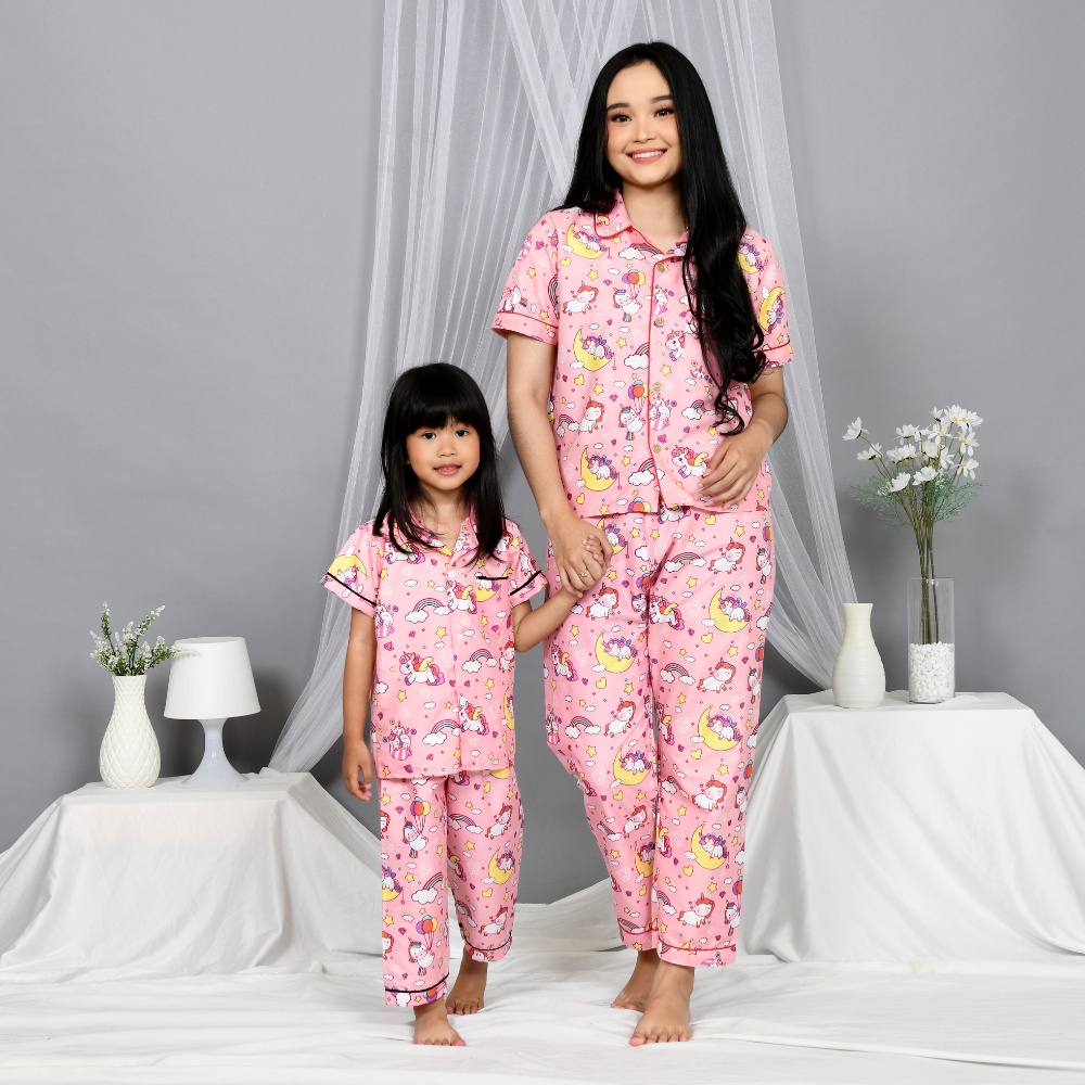 Monalisa Piyama Dewasa Wanita HP L ( All Size ) Motif Karakter