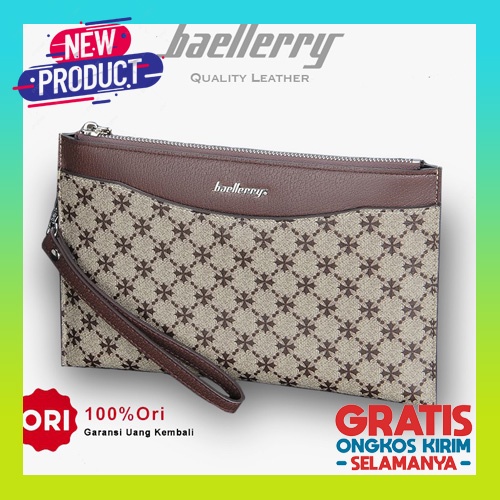 Handbag Clutch Tas Tangan Genggam Pria Wanita Kulit Asli Hand Bag Pouch Pria Cowok Wanita Cewek Kuli