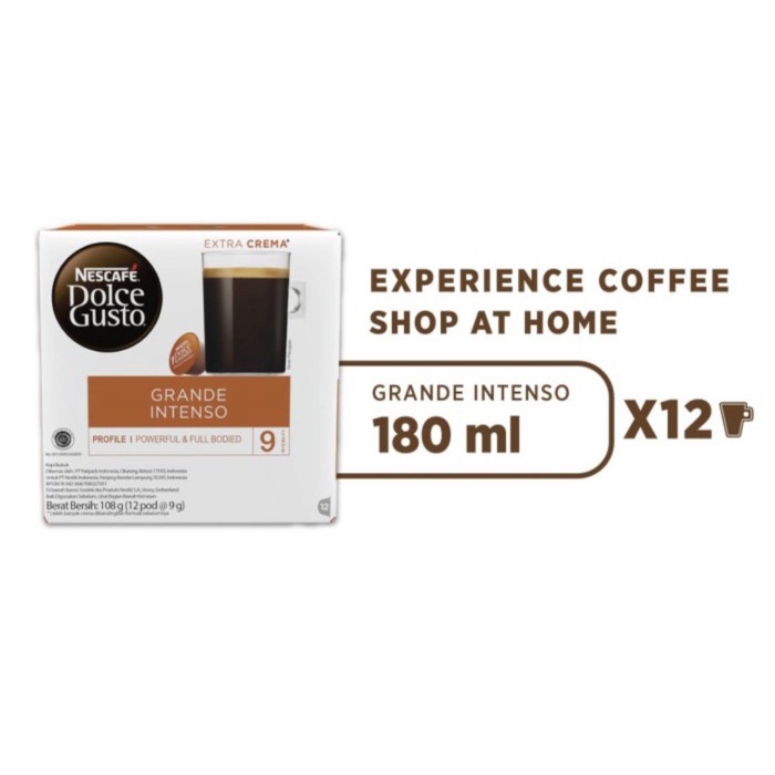 

Kopi-Bubuk- Nescafe Dolce Gusto Grande Intenso - Capsule -Bubuk-Kopi
