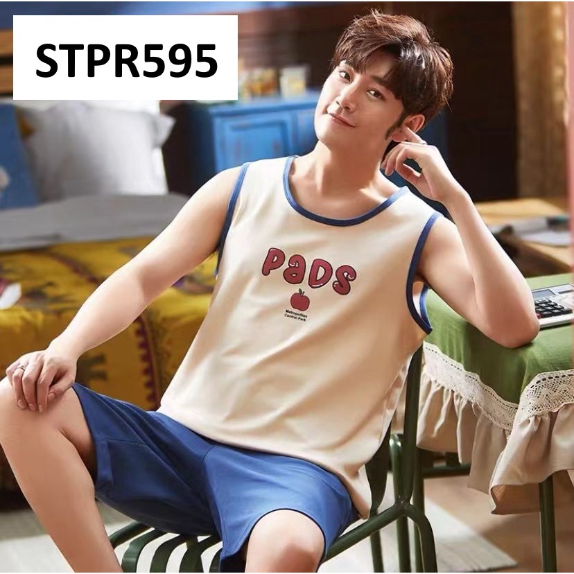 Baju Tidur Pria Tanktop Casual