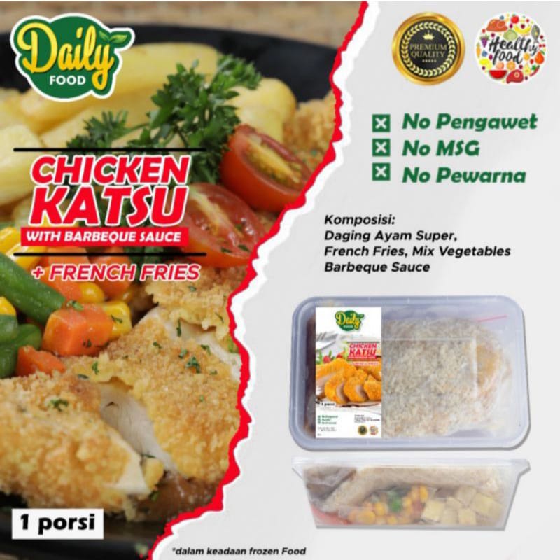 

CHICKEN KATSU PREMIUM (FROZEN FOOD) DAILY - HALAL NON MSG & PENGAWET