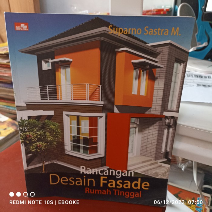 rancangan desain fasad rumah tinggal Suparno sastra 124 halaman