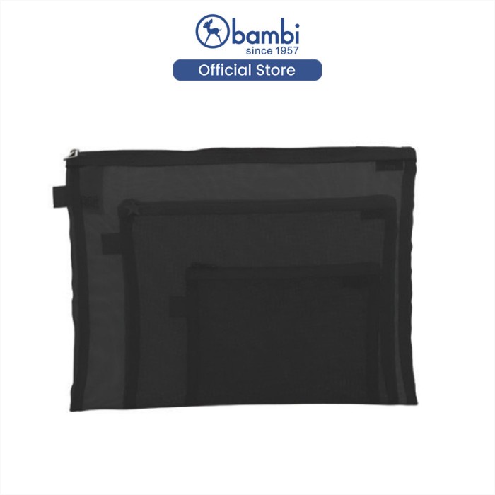 

BAMBI 7126-10 MESH POUCH - HITAM