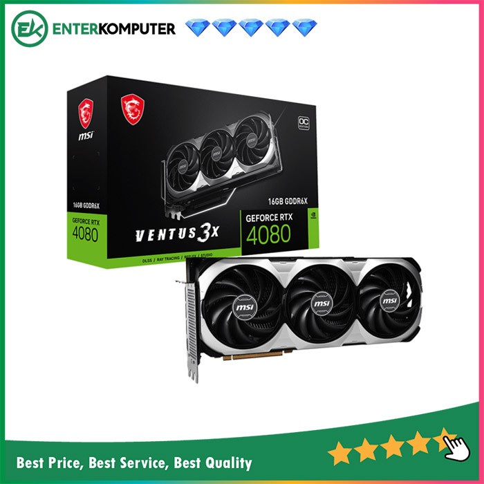 MSI GeForce RTX 4080 16GB GDDR6X - Ventus 3X OC 16G