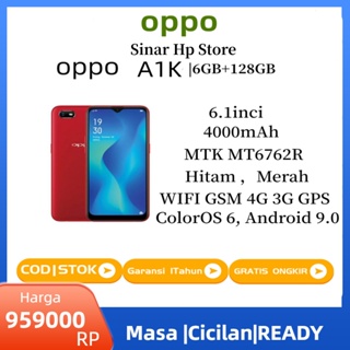 OPPo A1K hp handphone 6.1inci 4000mAh Android 9 4G hp 1 jutaan