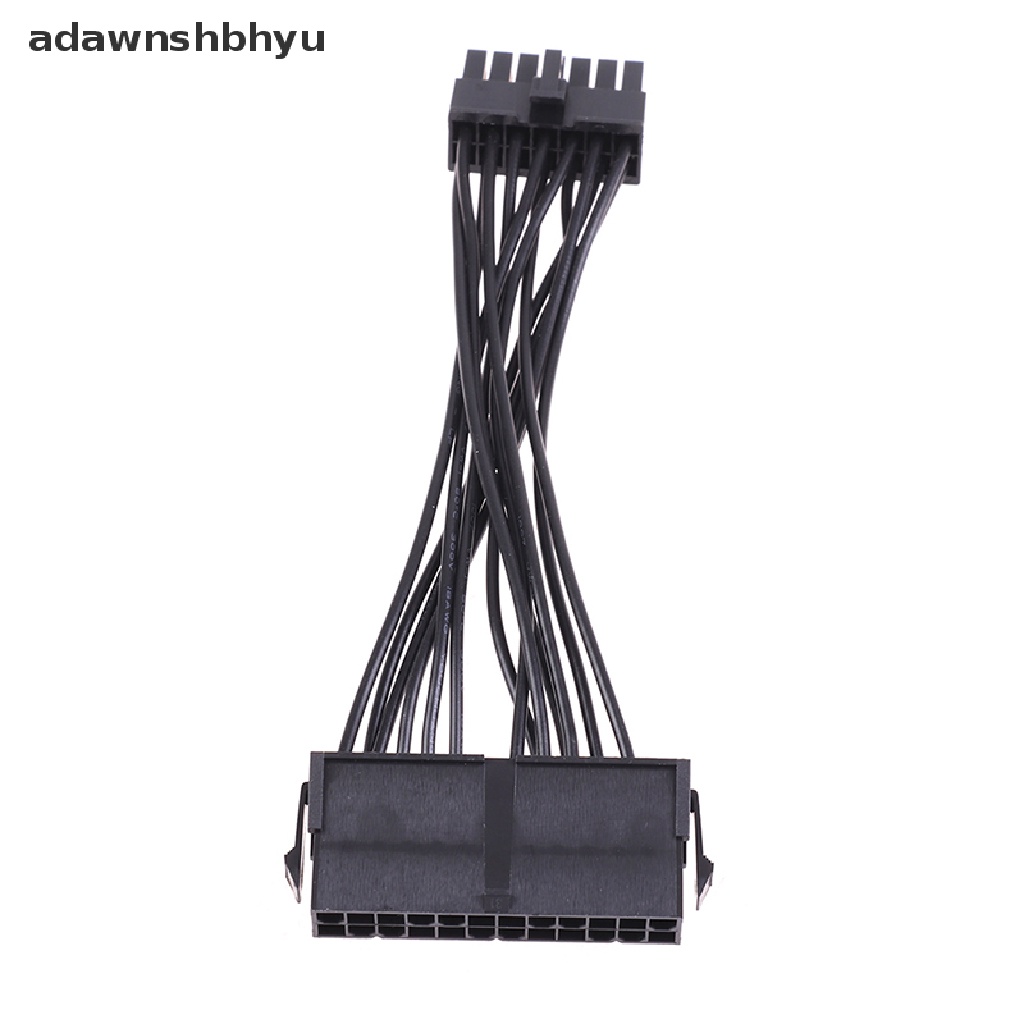 Adawnshbhyu 24pin Ke 14pin Power Supply Kabel ATX Kabel Konektor Motherboard Profesional ID