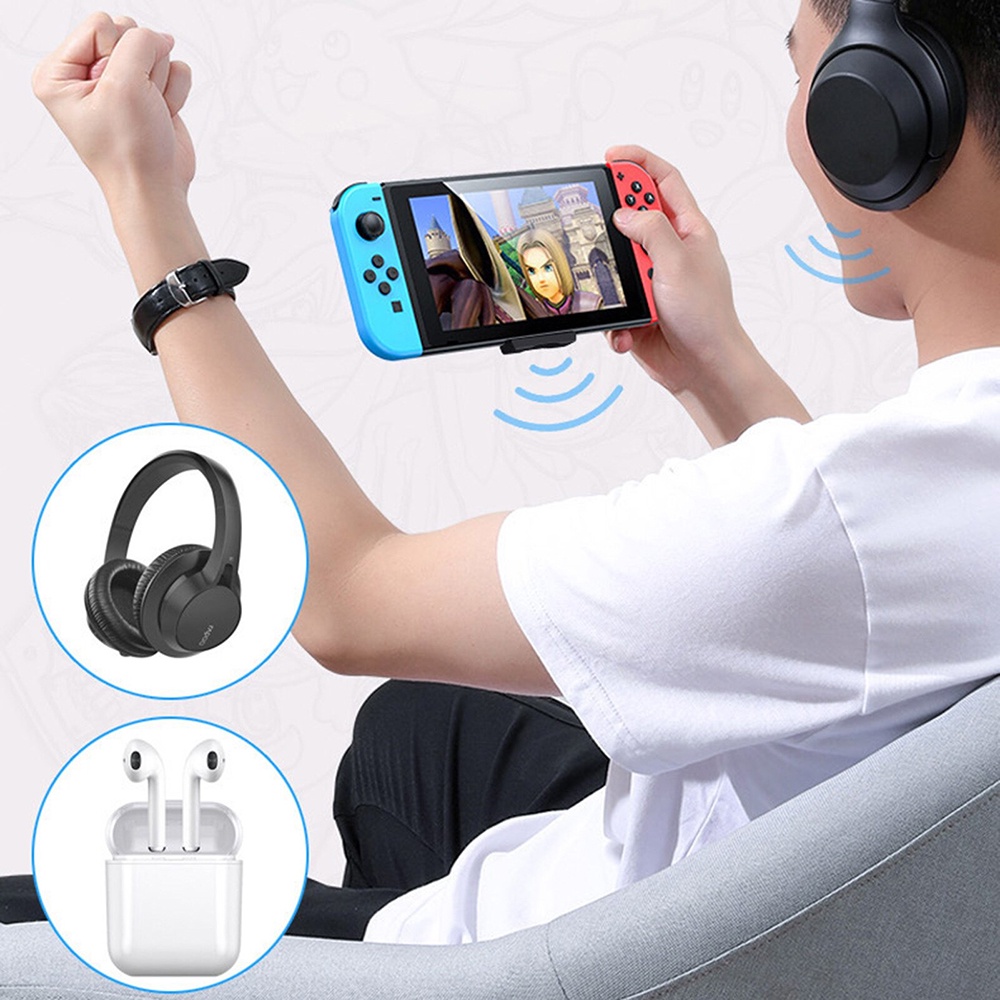Rondaful USB Dongle Audio Bluetooth 5.0 Transmitter Adapter for Nintendo Switch - BLS-TX20