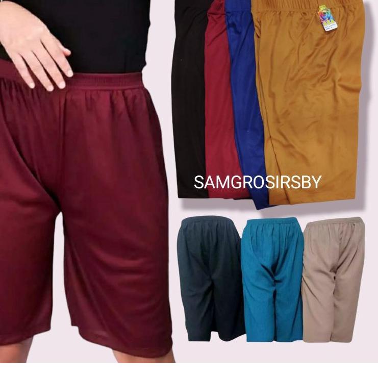 ✉ ECER 1 BIJI celana rangkepan wanita remaja hingga dewasa murah tipis Polos / dalaman / celana los 