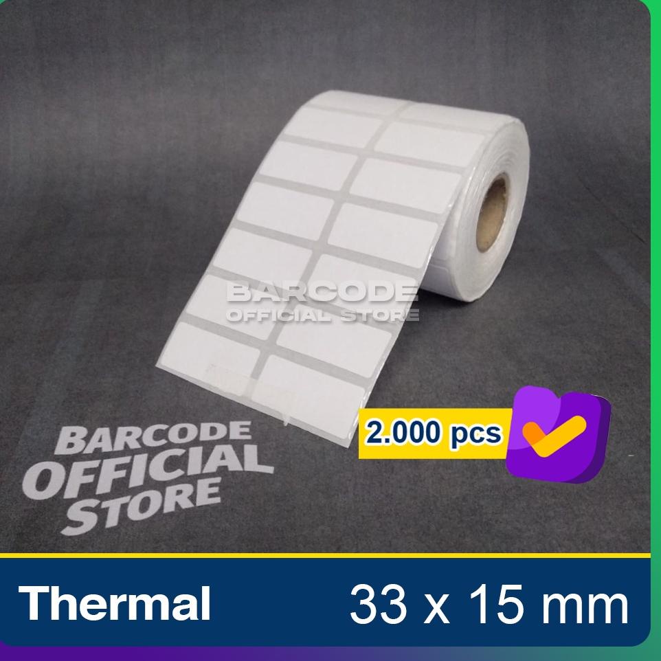 

➤nz Paling Popular Label Thermal 33x15mm - 33x15 - 33 x 15 mm (2 LINE) Kertas Sticker Receipt Printer Barcode Xpinter W95 ➤
