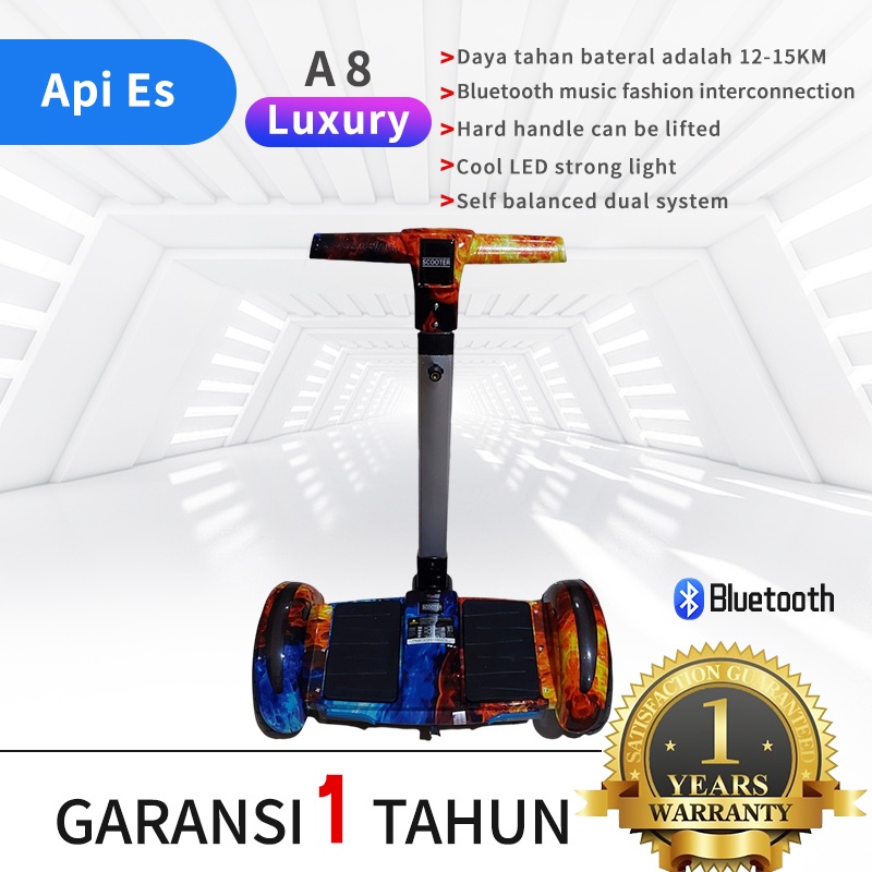 Mini Segway 10 Inch - Hoverboard Smart Balance Wheel with Bluetooth Speaker A8 Scooter Electric