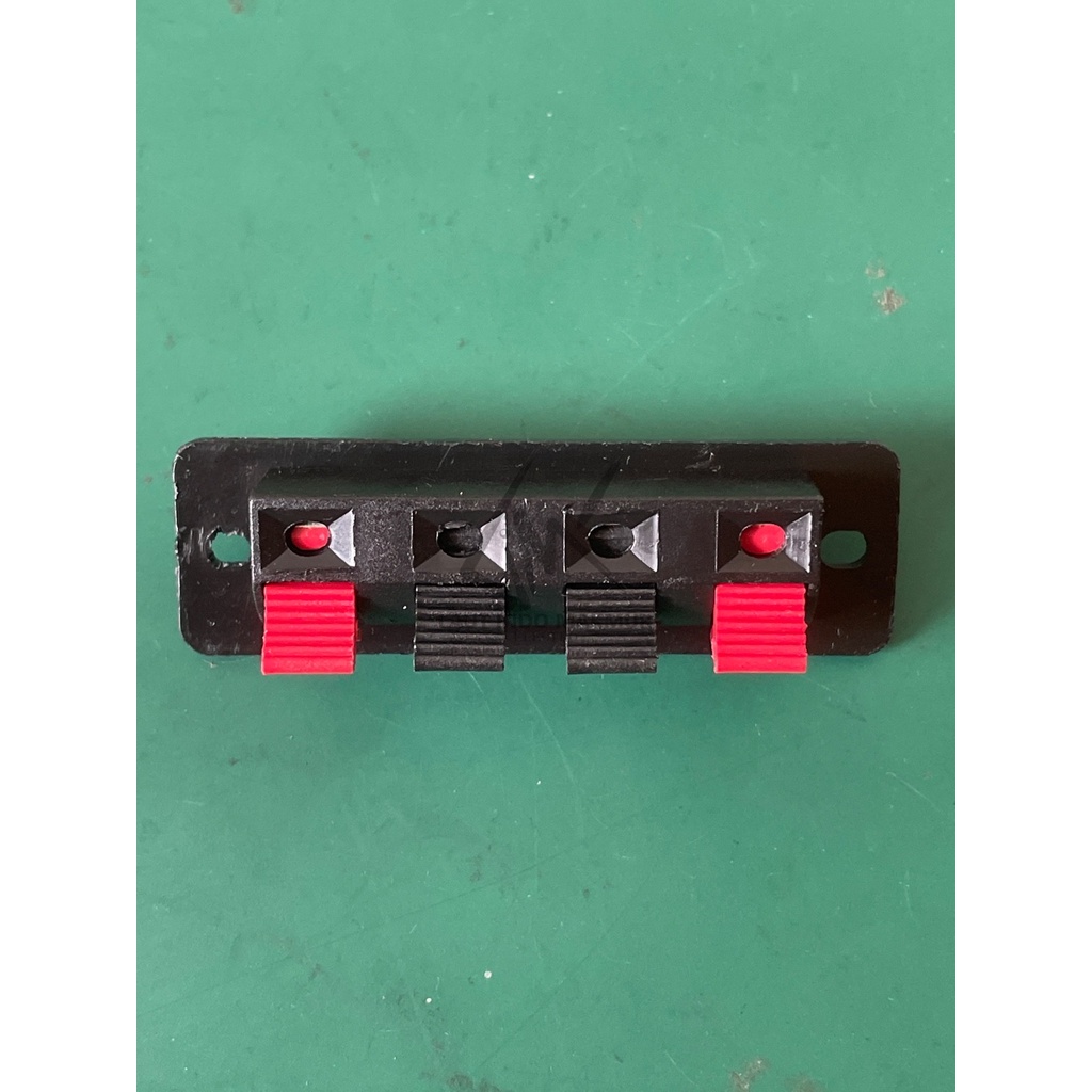 10 BUAH TERMINAL SPEAKER 4 PIN KONEKTOR TERMINAL JEPIT AUDIO SPEAKER 4 PIN