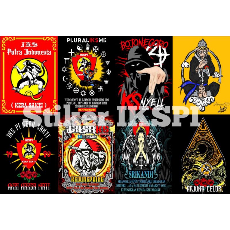 STIKER IKS PI KERA SAKTI ISI 8 GLOSSY