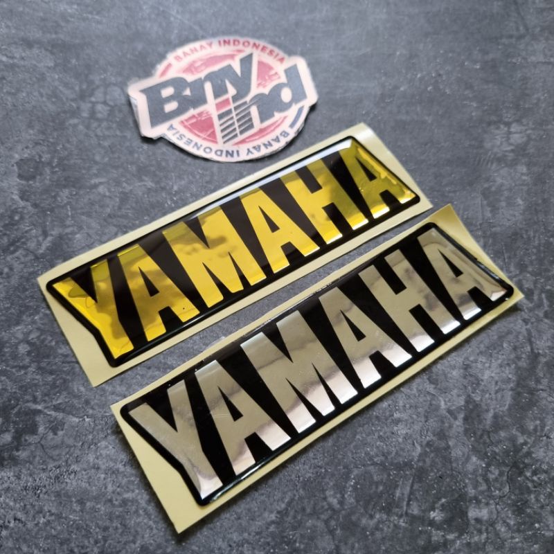 STICKER Stiker EMBLEM YAMAHA 10 CM TIMBUL