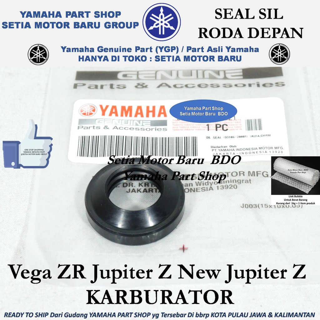 Oil Seal Sil Roda Depan Vega ZR Jupiter Z New JupiterZ 115 Asli Yamaha Bandung