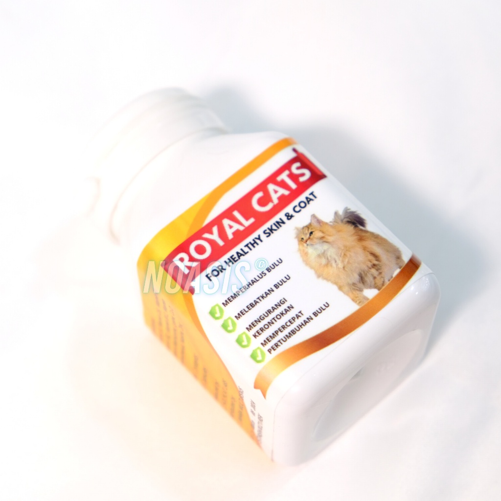 ROYAL CATS 1 KAPSUL Vitamin Bulu Kucing Lebat Halus Mengkilap Anti Rontok